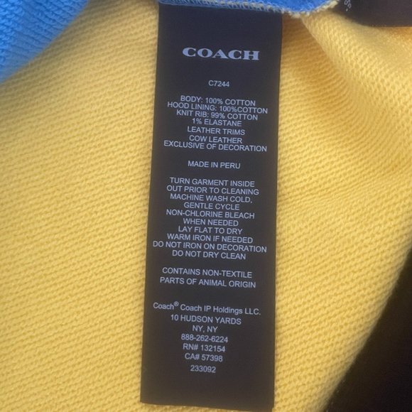 Rare EUC Coach X Michael B Jordan Men's Mummified Rexy Hoodie Size S - Picture 6 of 8